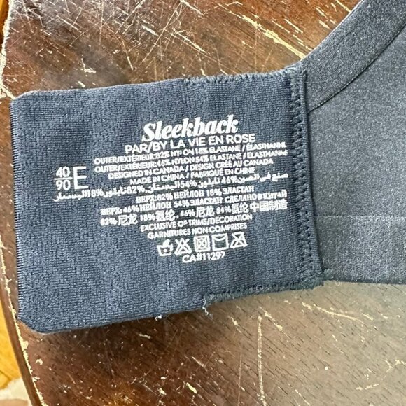 La Senza Lightly Padded Sleek Back Bra 40E - Picture 5 of 6